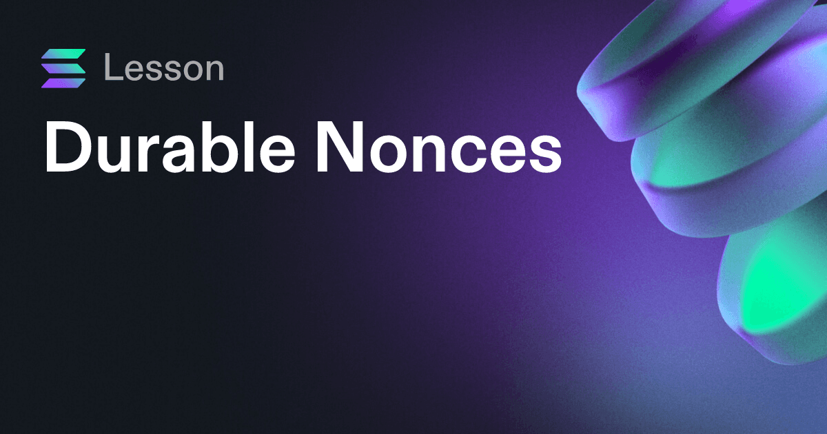 Durable Nonces