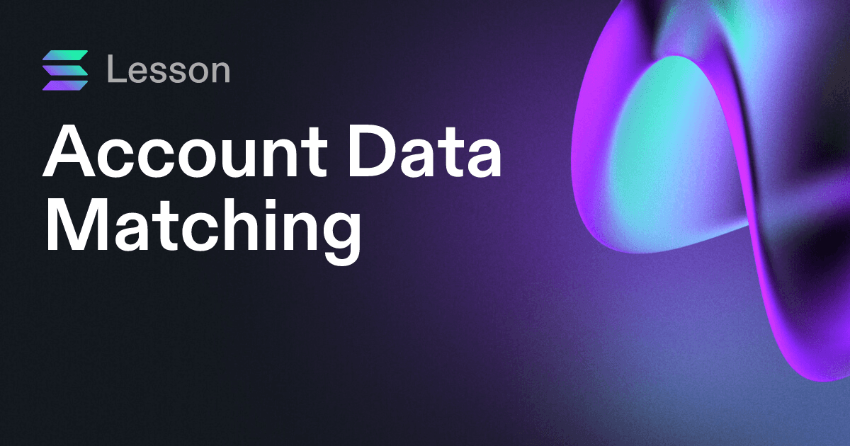 Account Data Matching