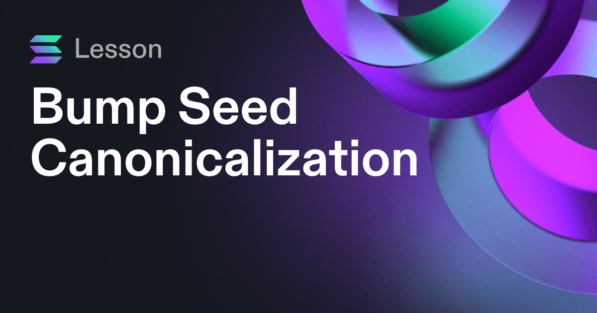 Bump Seed Canonicalization