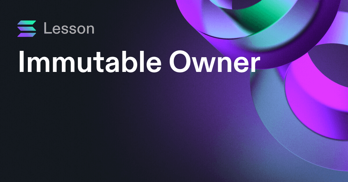 Immutable Owner