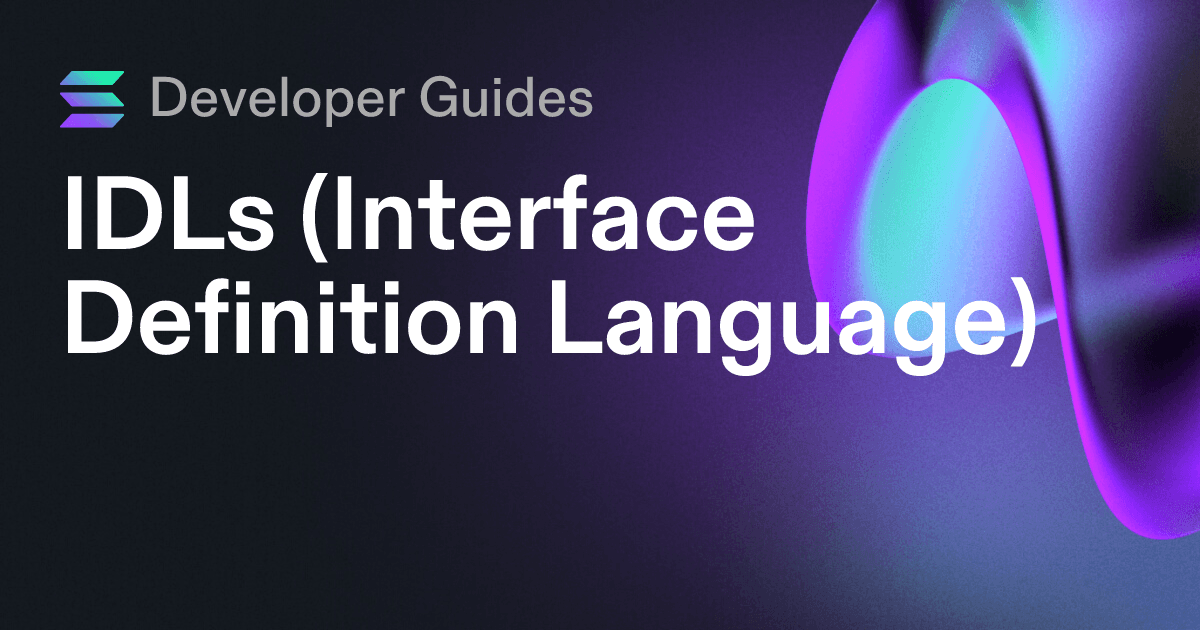 IDL - an easy to use Program Interface