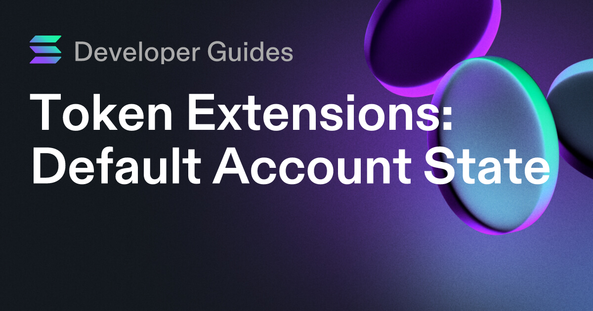 How to use the Default Account State extension