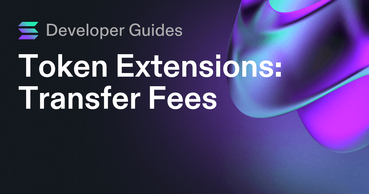 How to use the Transfer Fee extension