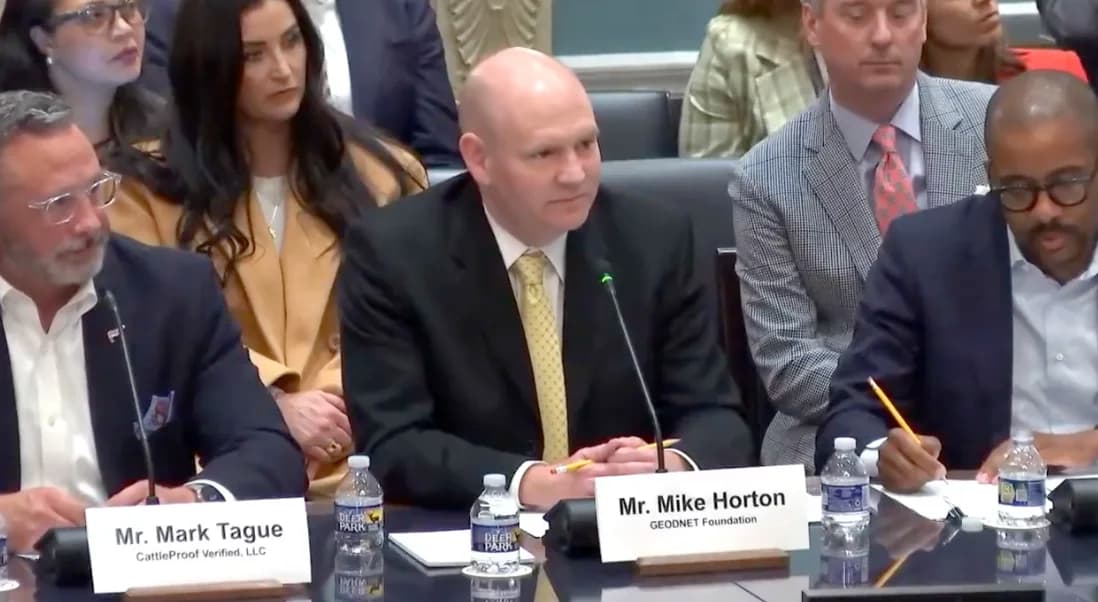 Mike Horton, Project Creator of GEODNET, Testifies Before U.S. Congress