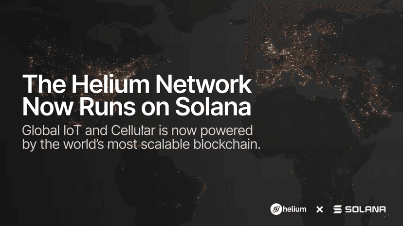 Helium upgrades to Solana, establishes a new foundation for its future