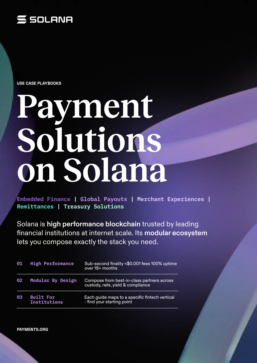 Payment Solutions on Solana booklet cover