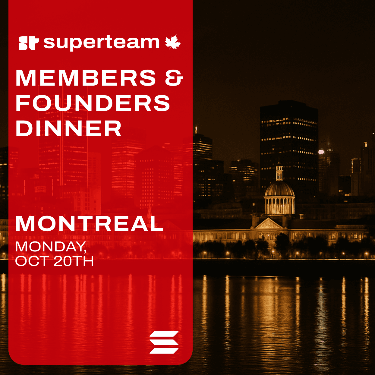 Members & Founders Dinner - Montreal