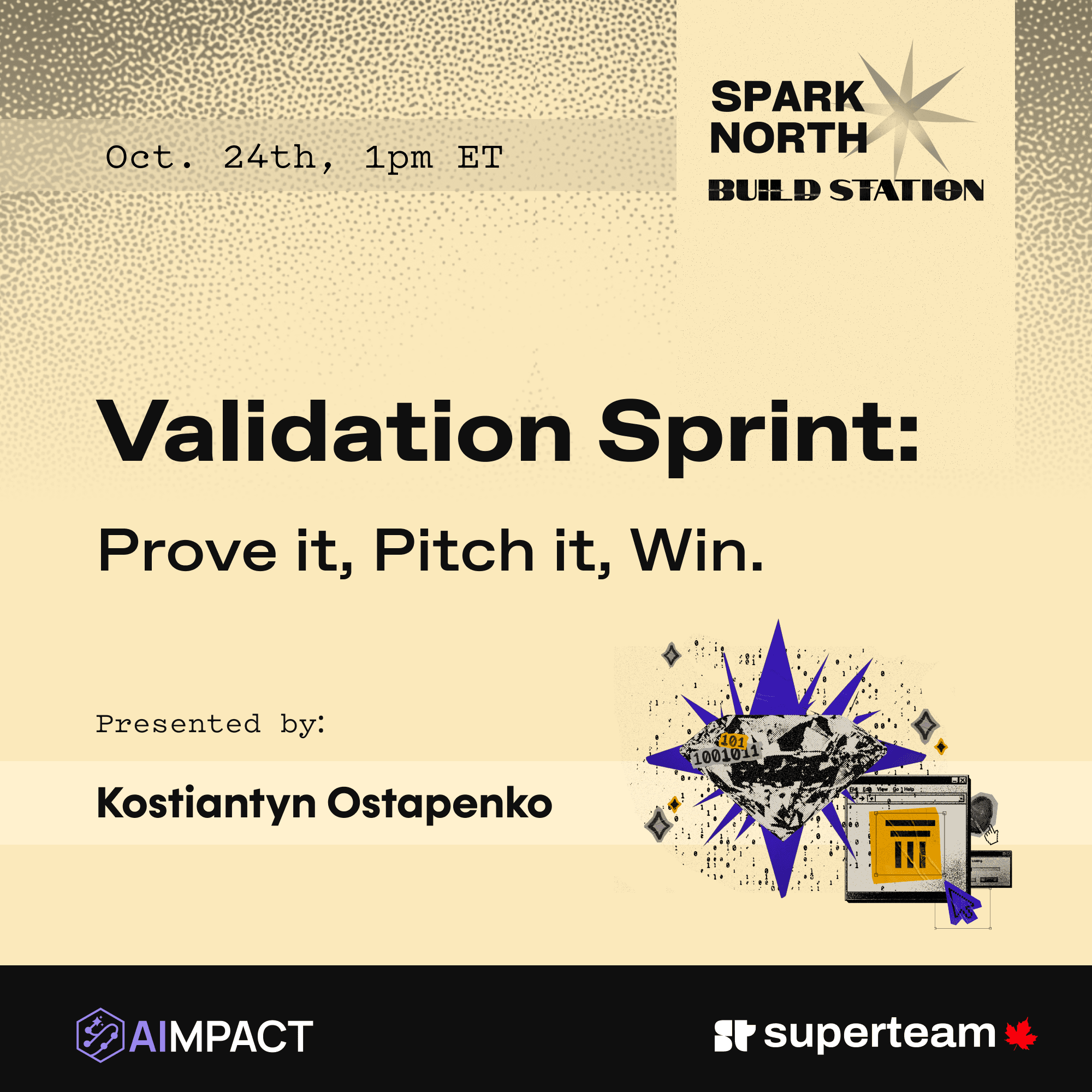 Validation Sprint: Prove It, Pitch It, Win.