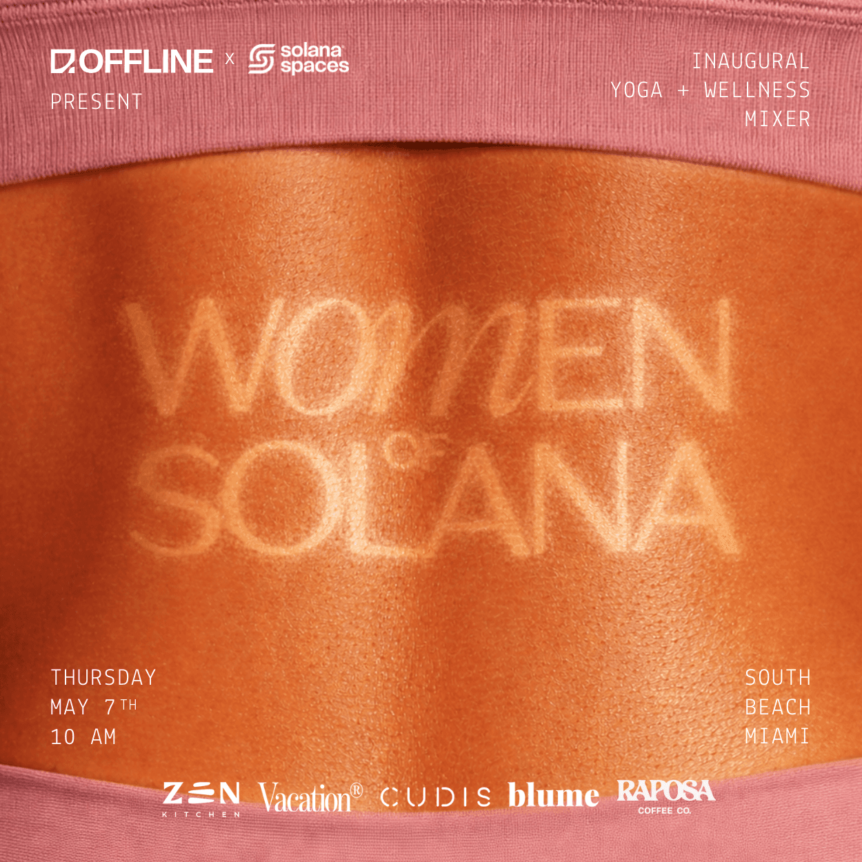 Women of Solana Yoga Mixer | OFFLINE & Solana Spaces