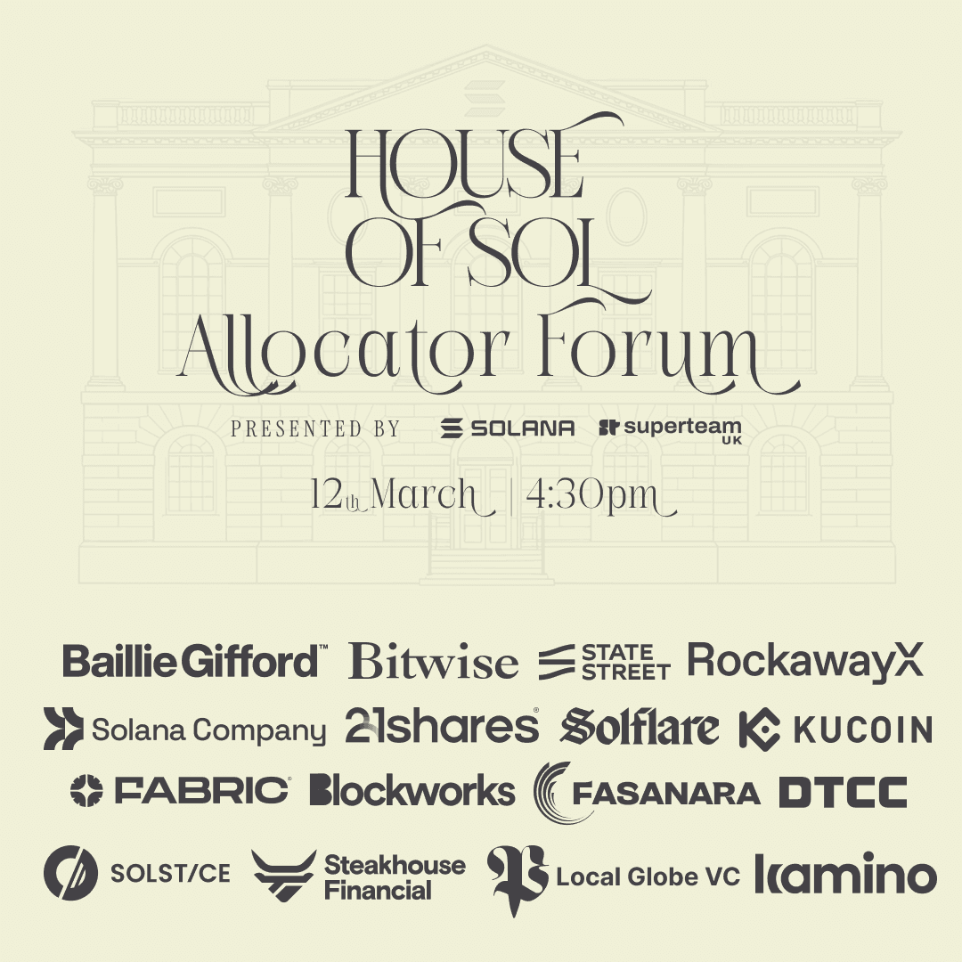 House of Sol Presents: Allocator Forum