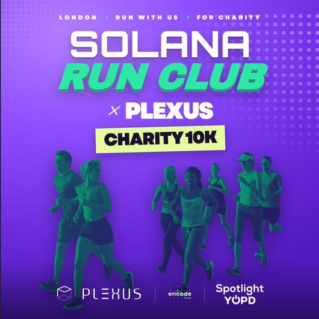 Charity 10K :: Solana Run Club x Plexus x Encode :: Running for Young Onset Parksinson’s