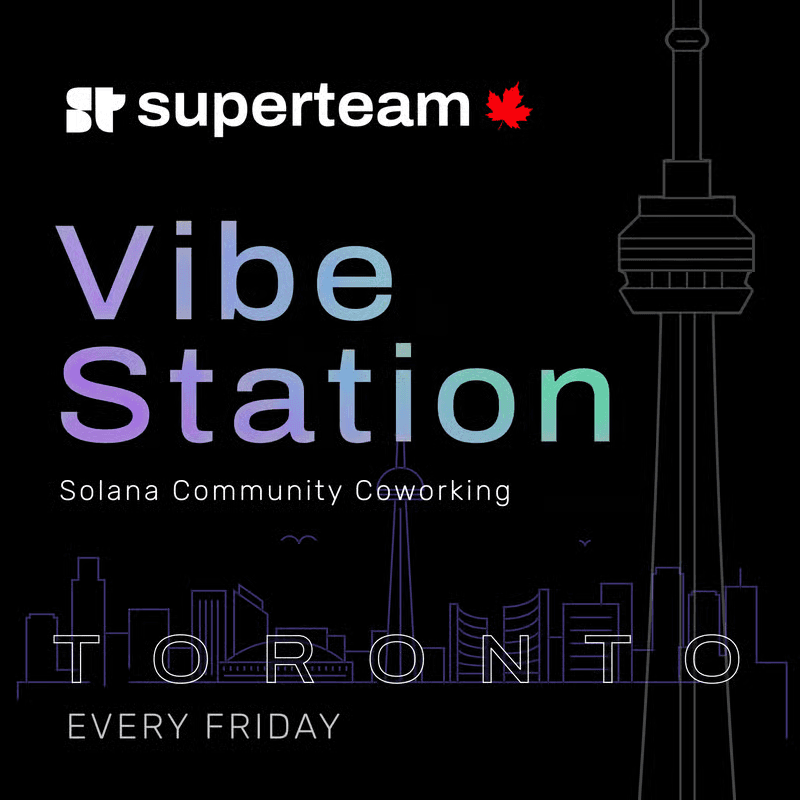 Toronto VibeStation - Solana Summit Canada edition