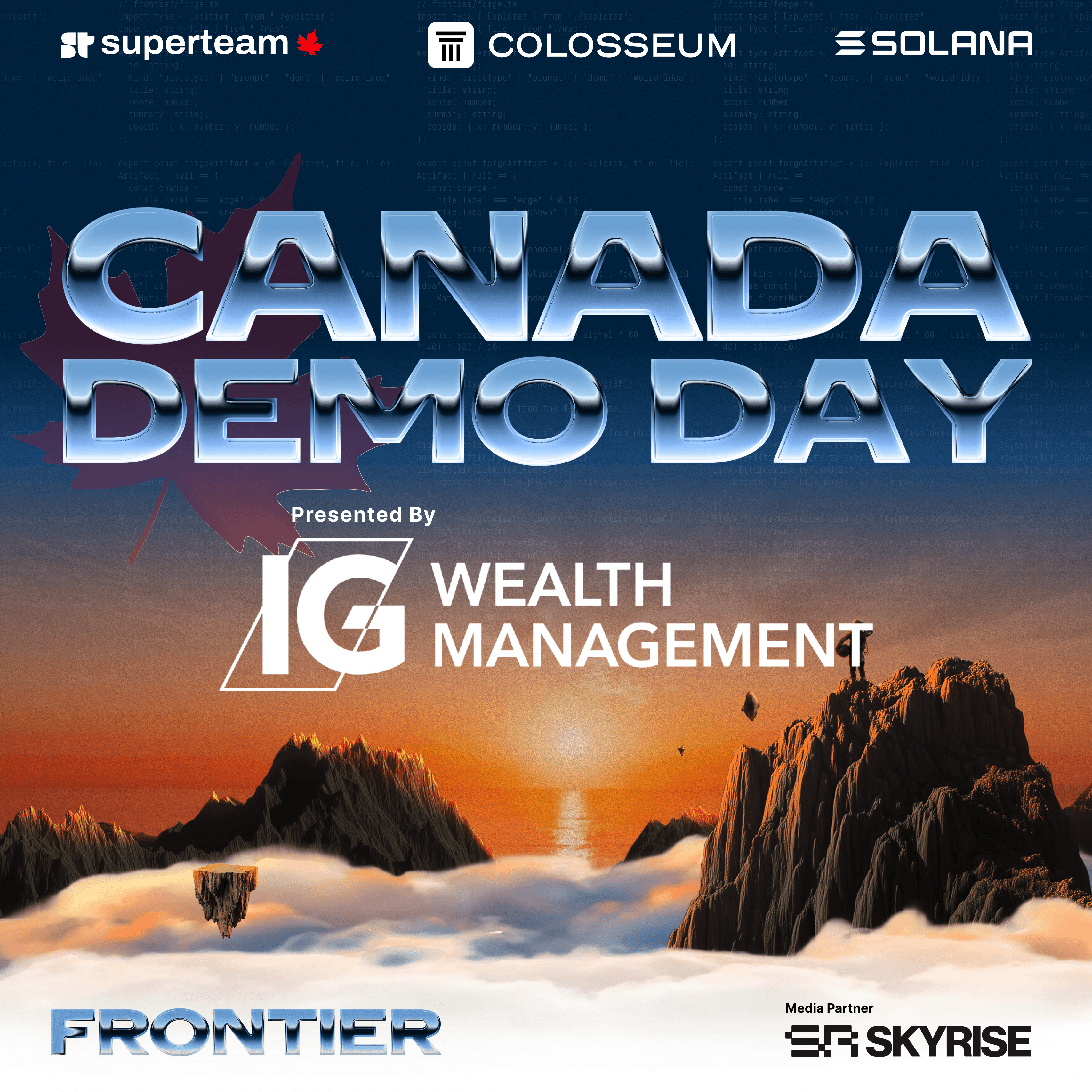Canada Demo Day - Watch online or in person- Colosseum Frontier Startup Competition