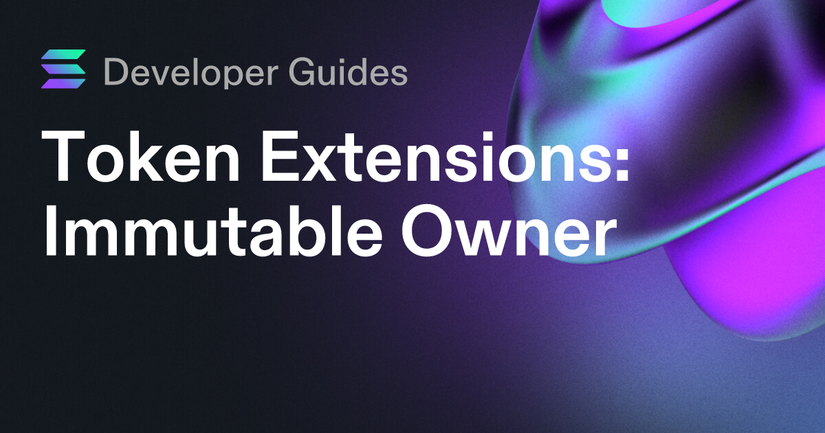 How to use the Immutable Owner extension