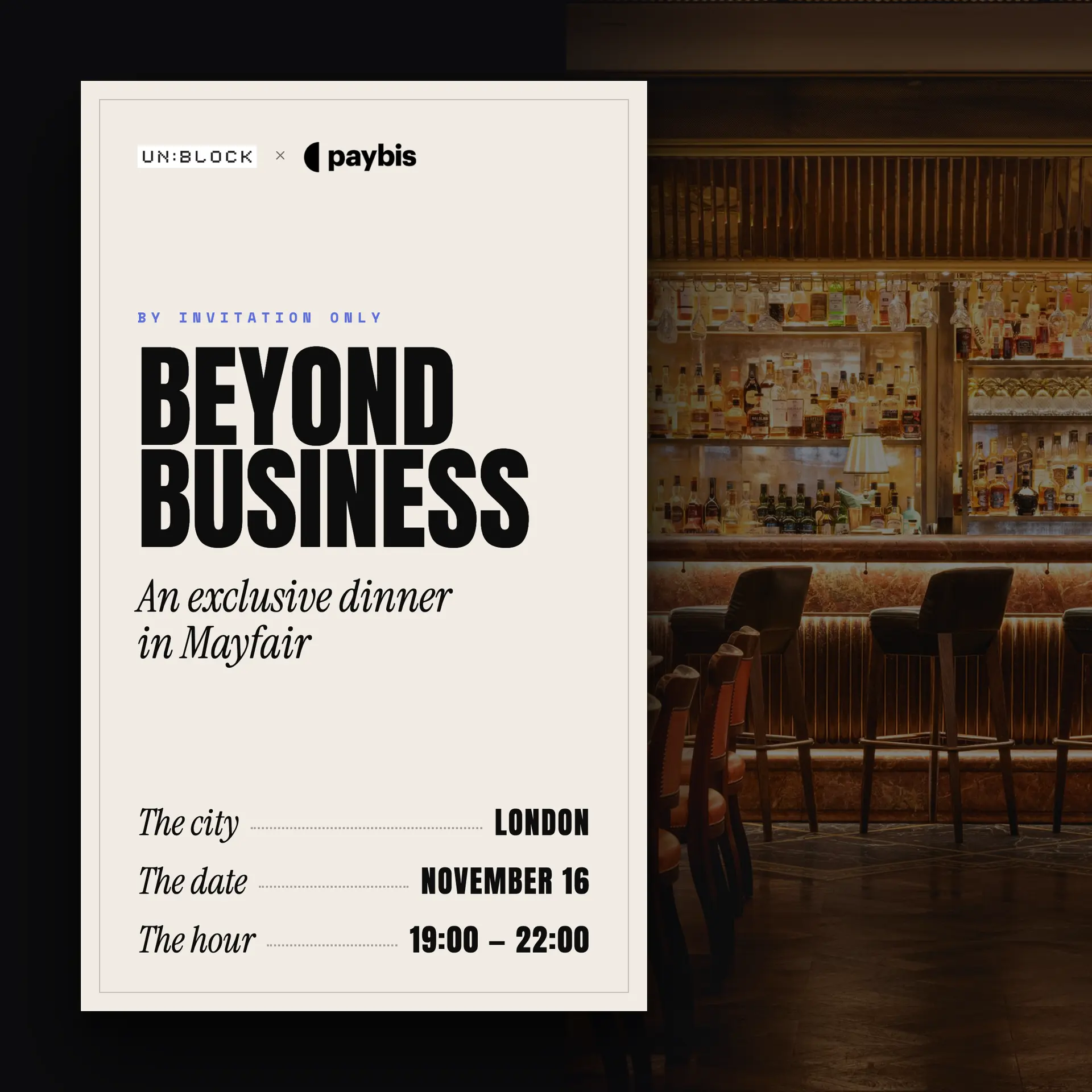 Beyond Business: An Exclusive Dinner in Mayfair