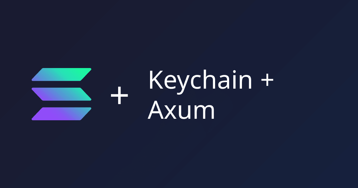Preview of Axum Keychain